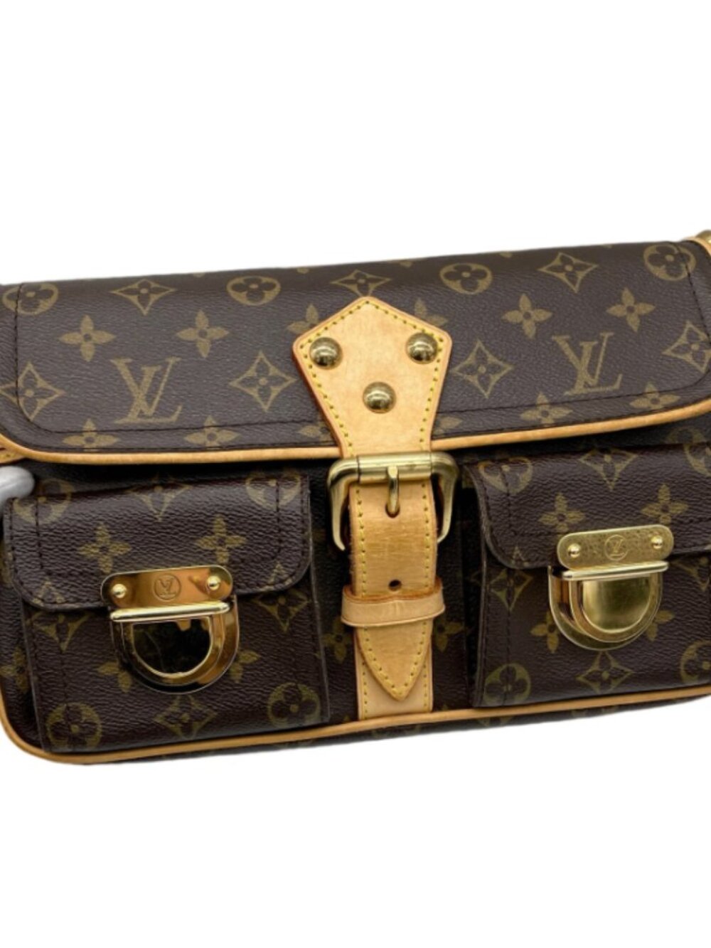 Louis Vuitton 2006 Hudson PM Monogram Canvas Shoulder Bag Made in France - Picture 2 of 11